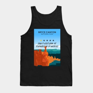 Bryce Canyon National Park Subpar National Park One Star Review Tank Top